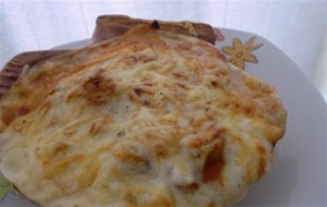 365º Receta: Vieiras Rellenas De Marisco Gratinadas

