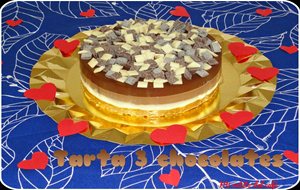 Tarta Tres Chocolates
