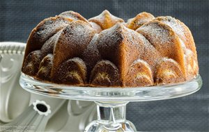 Bundt Cake De Mascarpone Con Arándanos Y Un Toque De Miel
