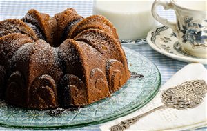 Bizcocho De Turrón De Chocolate (bundt Cake De Turrón De Chocolate)
