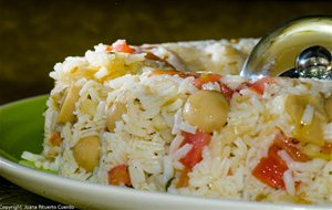 Corona De Ensalada De Arroz
