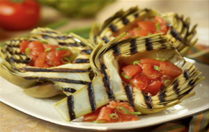 Verduras A La Brasa Con Guindilla
