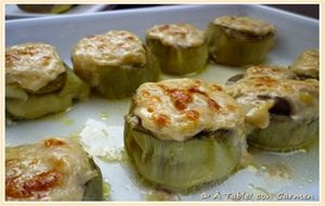 Verduras Gratinadas Rellenas De Foie
