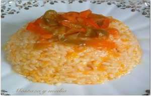 Arroz Con Calabaza Y Pimientos Confitados
