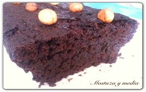 Brownie De Avellanas Con Harina De Algarroba
