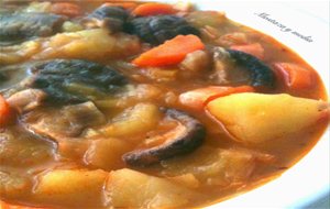 Guiso De Patatas Con Shiitake
