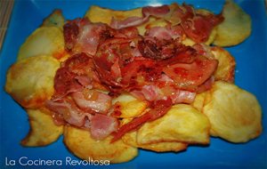 Patatas Con Jamón Al Bourbon
