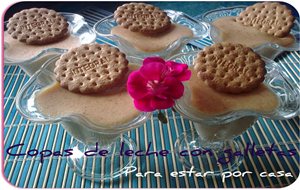 Copas De Leche Con Galletas
