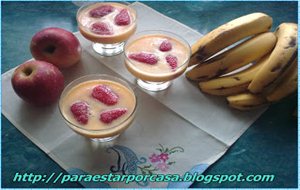 Crema De Naranja Con Fresones
