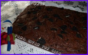 Brownie De Oreo
