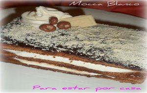 Pastel "mocca Blanco"
