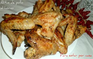 Alitas De Pollo Al Horno
