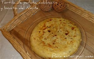 Tortilla De Patatas, Calabacín Y Bonito Del Norte: "la Tortilla Del 29f, Con Sartén Cerámica De Happy Cosas"
