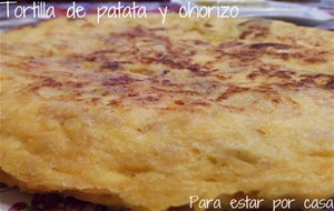 Tortilla De Patata Y Chorizo
