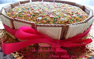 Tarta Rosa De Chocolate Blanco
