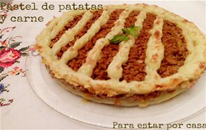 Pastel  De Patatas Y Carne
