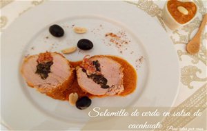 Solomillo De Cerdo En Salsa De Cacahuate
