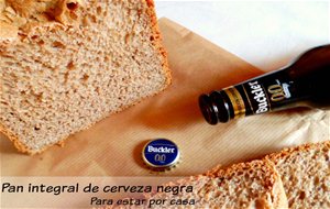 Pan Integral De Cerveza Negra {panificadora}
