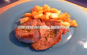 Bistec Con Salsa Chimichurri
