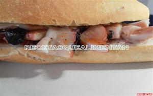 Bocadillo De Pulpo
