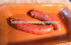 Chorizos Al Vino Blanco
