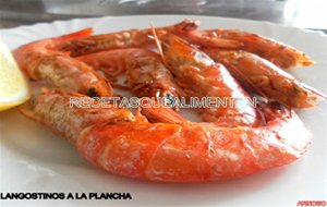 Langostinos A La Plancha
