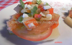 Ensalada De Patatas Y Salmón Ahumado A La Vinagreta
