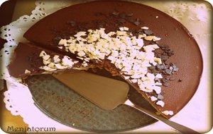 Tarta Fria A Los Tres Chocolates
