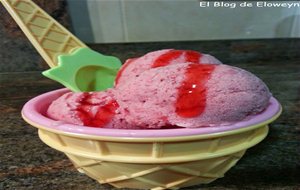 Helado De Fresa Y Limón
