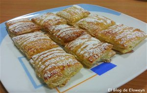 Hojaldritos Rellenos De Boniato Y Crema De Chocolate Blanco
