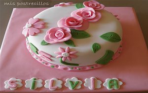 Tarta De Cumpleaños Para Silvia
