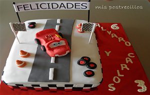 Tarta Rayo Mcqueen
