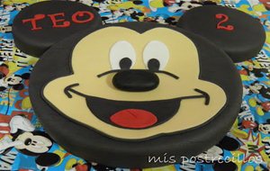 Tarta Mickey Mouse Y Peppa Pig..y Los Dos Cumples De Teo
