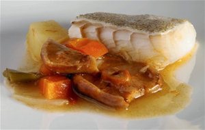 Bacalao Con Níscalos Y Verduras
