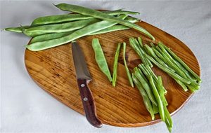 Judías Verdes Con Salmón Ahumado
