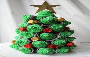 Árbol De Navidad De Cupcakes
