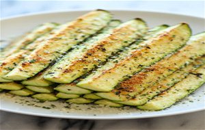 Calabacín Al Horno Con Queso Parmesano