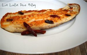 Filete De Pescado Con Chile De Árbol
