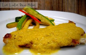 Pescado Con Aderezo De Yogurt
