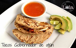Tacos Gobernador De Atún
