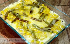 Arroz Con Rajas, Elote Y Queso
