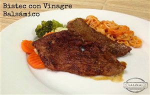 Bistec Con Vinagre Balsámico
