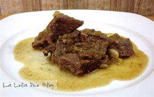 Carne De Res En Salsa Verde
