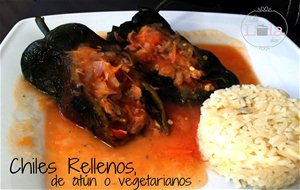 Chiles Rellenos, De Atún O Vegetarianos
