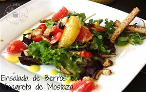 Ensalada De Berros En Vinagreta De Mostaza
