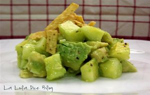 Ensalada De Pepino Y Aguacate
