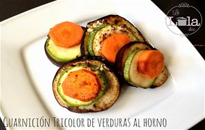 Guarnición Tricolor De Verduras Al Horno
