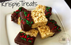 Krispie Treats, Cubiertos De Chocolate
