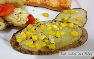 Papas Con Elote Al Horno
