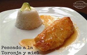 Pescado A La Toronja Y Miel 
